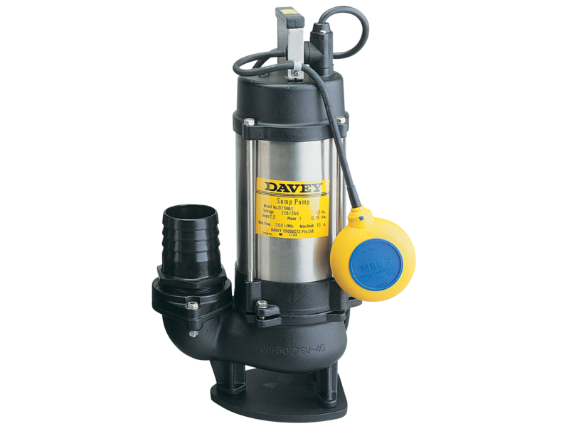 Vortex Sump Pumps Submersible Pumps Davey Water Australia