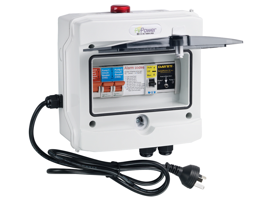 SumpMaster Dual Pump Controller | Pumps | Davey Water Australia